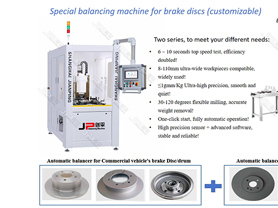 JP Different Options Brake Rotor Automatic Balancing Machine