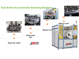 RAILWAY BRAKE DISCS AUTOMATIC BALANCING MACHINE